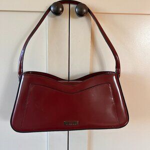 Guess Red Patent Leather Top Handle Bag